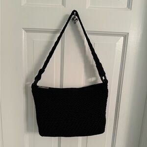The Sak Black Crochet Handbag
